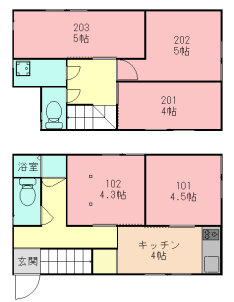 東京都豊島区貸家（一戸建て）外観画像